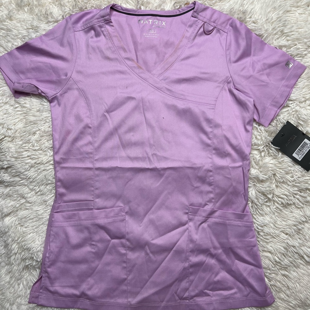matrix scrub top